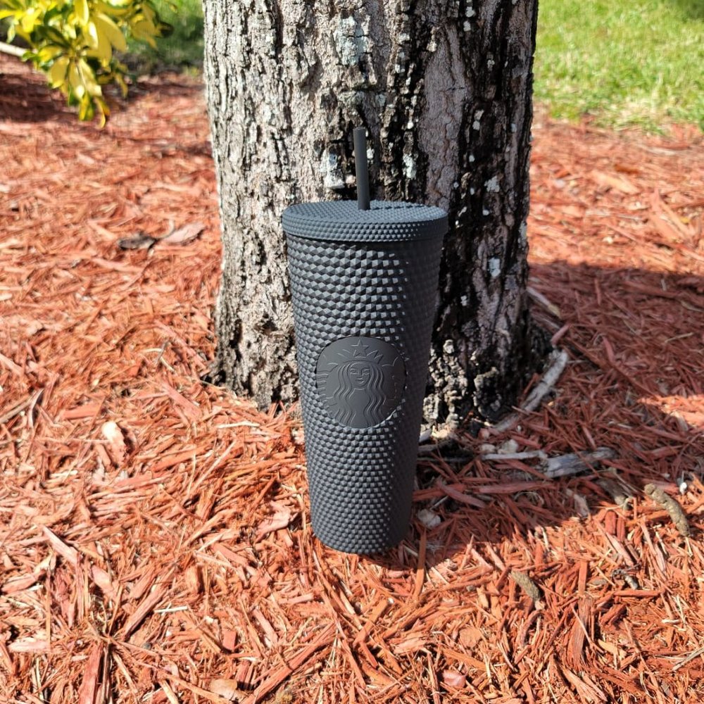 Starbucks Matte Black Studded Tumbler Soft Touch New Release 2021 Cup Limited - Picture 6 of 16